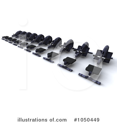 Royalty-Free (RF) Row Machine Clipart Illustration by KJ Pargeter - Stock Sample #1050449