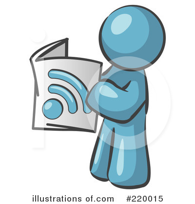 Royalty-Free (RF) Rss Clipart Illustration by Leo Blanchette - Stock Sample #220015