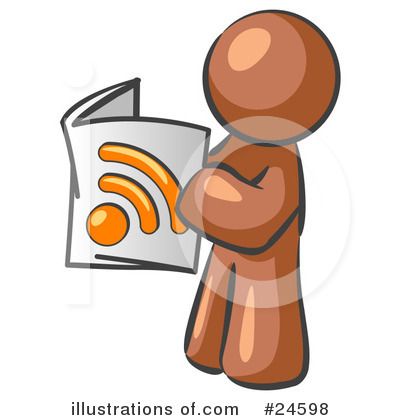 Royalty-Free (RF) Rss Clipart Illustration by Leo Blanchette - Stock Sample #24598