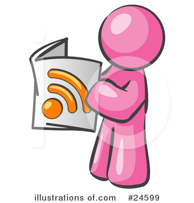 Royalty-Free (RF) Rss Clipart Illustration by Leo Blanchette - Stock Sample #24599