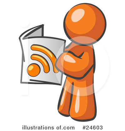 Royalty-Free (RF) Rss Clipart Illustration by Leo Blanchette - Stock Sample #24603