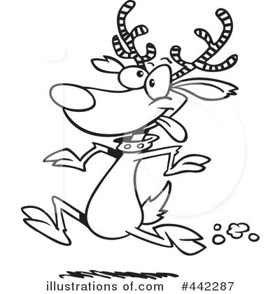 Rudolph Clipart #442287 by toonaday