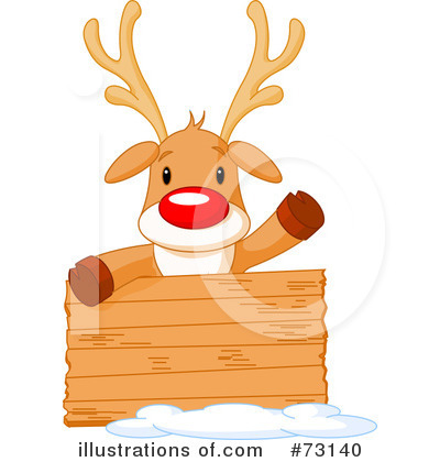 Reindeer Clipart #73140 by Pushkin