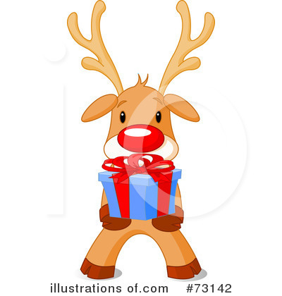 Rudolph Clipart #73142 by Pushkin