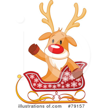 Reindeer Clipart #79157 by Pushkin
