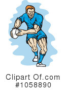 Rugby Clipart #1058890 by patrimonio