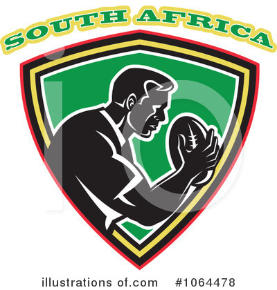 Royalty-Free (RF) Rugby Clipart Illustration by patrimonio - Stock Sample #1064478