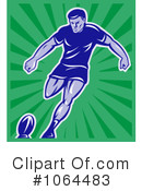 Rugby Clipart #1064483 by patrimonio
