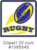 Rugby Clipart #1065545 by patrimonio