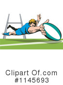 Rugby Clipart #1145693 by patrimonio