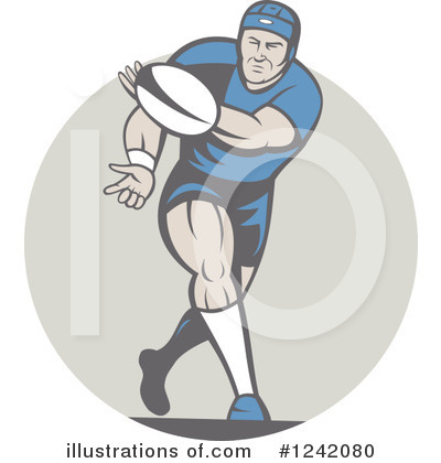Royalty-Free (RF) Rugby Clipart Illustration by patrimonio - Stock Sample #1242080
