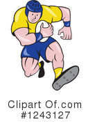 Rugby Clipart #1243127 by patrimonio