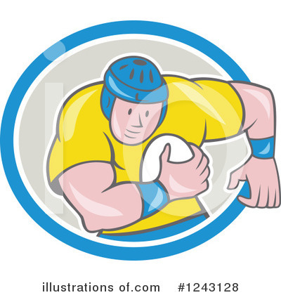 Rugby Clipart #1243128 by patrimonio