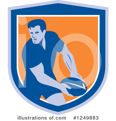 Royalty-Free (RF) Rugby Clipart Illustration by patrimonio - Stock Sample #1249883