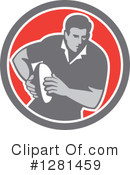 Rugby Clipart #1281459 by patrimonio