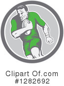 Rugby Clipart #1282692 by patrimonio