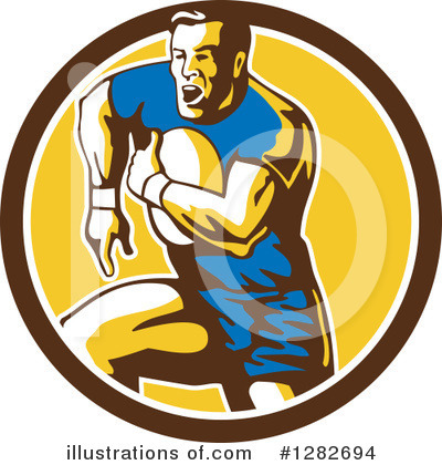 Royalty-Free (RF) Rugby Clipart Illustration by patrimonio - Stock Sample #1282694