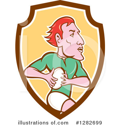 Royalty-Free (RF) Rugby Clipart Illustration by patrimonio - Stock Sample #1282699