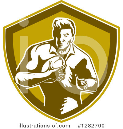 Royalty-Free (RF) Rugby Clipart Illustration by patrimonio - Stock Sample #1282700