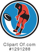Rugby Clipart #1291288 by patrimonio