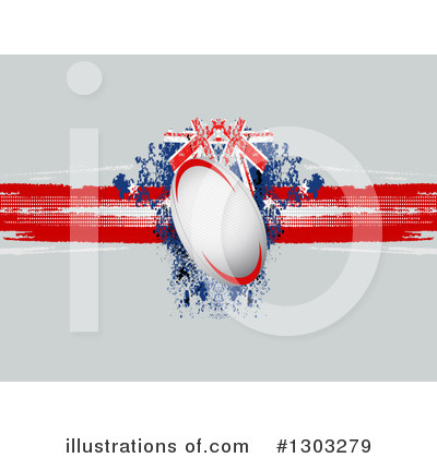 Royalty-Free (RF) Rugby Clipart Illustration by elaineitalia - Stock Sample #1303279