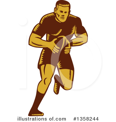 Rugby Clipart #1358244 by patrimonio