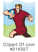 Rugby Clipart #216327 by patrimonio