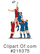 Rugby Clipart #216375 by patrimonio