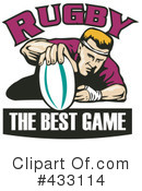 Rugby Clipart #433114 by patrimonio