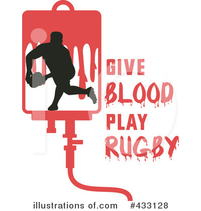Royalty-Free (RF) Rugby Clipart Illustration by patrimonio - Stock Sample #433128