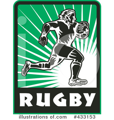 Royalty-Free (RF) Rugby Clipart Illustration by patrimonio - Stock Sample #433153