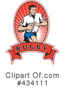 Rugby Clipart #434111 by patrimonio