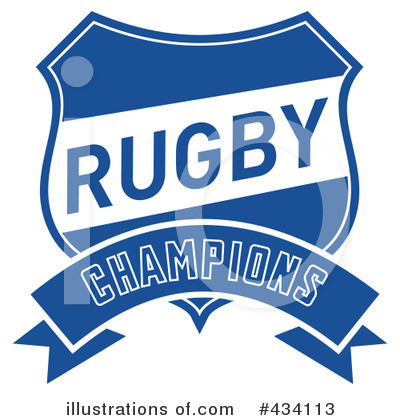 Royalty-Free (RF) Rugby Clipart Illustration by patrimonio - Stock Sample #434113