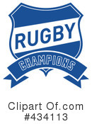 Rugby Clipart #434113 by patrimonio