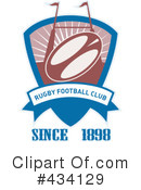 Rugby Clipart #434129 by patrimonio