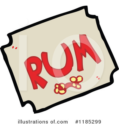 Royalty-Free (RF) Rum Label Clipart Illustration by lineartestpilot - Stock Sample #1185299