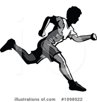 Royalty-Free (RF) Runner Clipart Illustration by Chromaco - Stock Sample #1098022