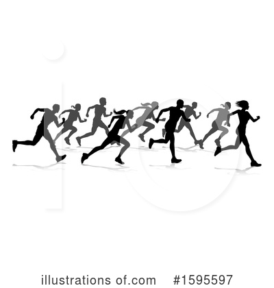 Runner Clipart #1595597 by AtStockIllustration