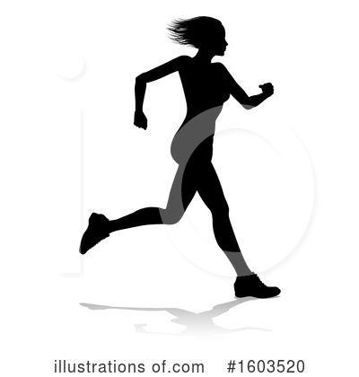Royalty-Free (RF) Runner Clipart Illustration by AtStockIllustration - Stock Sample #1603520