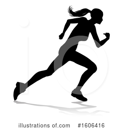 Royalty-Free (RF) Runner Clipart Illustration by AtStockIllustration - Stock Sample #1606416
