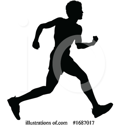 Royalty-Free (RF) Runner Clipart Illustration by AtStockIllustration - Stock Sample #1687017