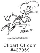 Runner Clipart #437969 by toonaday