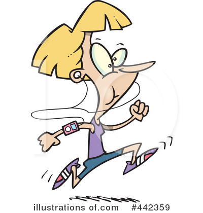 Jogger Clipart #442359 by toonaday