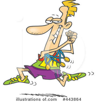 Jogger Clipart #443864 by toonaday