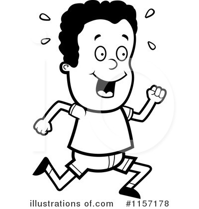 Royalty-Free (RF) Running Clipart Illustration by Cory Thoman - Stock Sample #1157178
