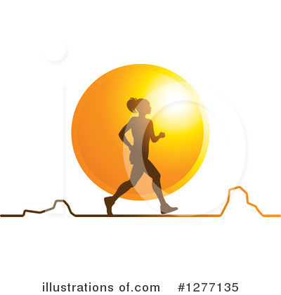 Jogging Clipart #1277135 by Lal Perera