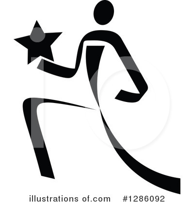Royalty-Free (RF) Running Clipart Illustration by Vector Tradition SM - Stock Sample #1286092