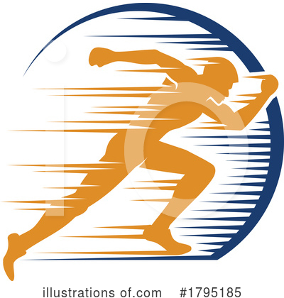 Runner Clipart #1795185 by Vector Tradition SM