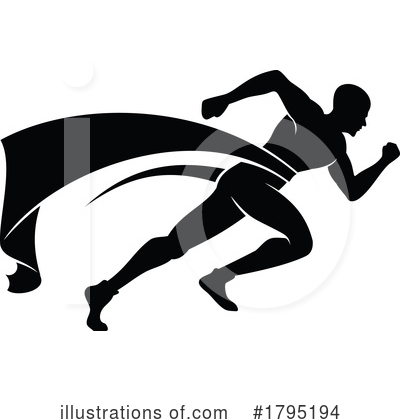 Royalty-Free (RF) Running Clipart Illustration by Vector Tradition SM - Stock Sample #1795194