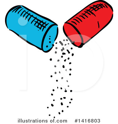 Pill Clipart #1416803 by Vector Tradition SM